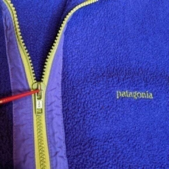 Vintage Patagonia Fleece Pullover Purple - Picture 3 of 11